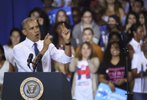 Obama pide en Florida no votar por el obstruccionismo y bloqueo republicano