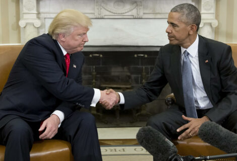 Obama se muestra "alentado" por su conversación con Trump
