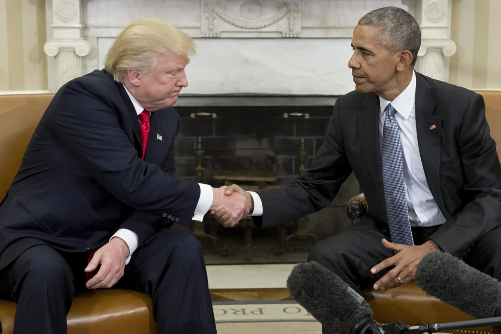Obama se muestra «alentado» por su conversación con Trump