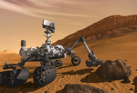Curiosity encuentra un extraño meteorito metálico en Marte