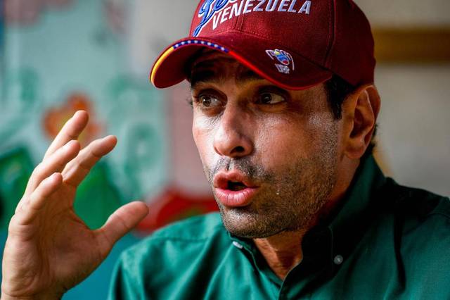 Capriles llama a hacer presión a favor de elecciones generales en Venezuela