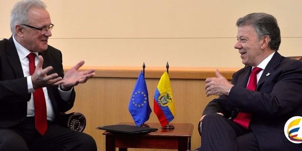 Santos firmará con la UE fondo de apoyo al postconflicto en Colombia