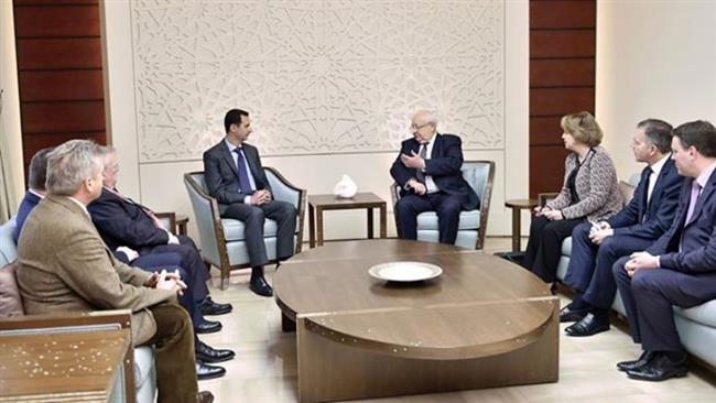 Polémica reunión en Damasco de tres diputados franceses con Bachar al Assad