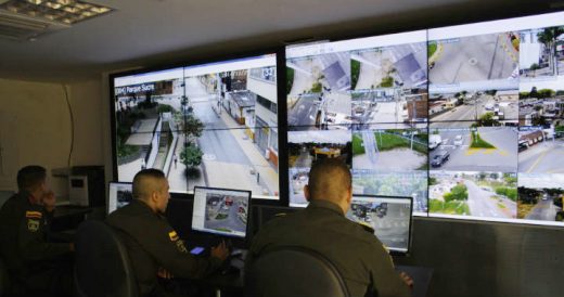 Doce ciudades colombianas cuentan con cobertura total de cámaras de seguridad