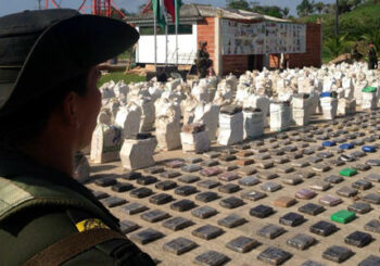 Policía colombiana incauta 4 toneladas de cocaína en México y Centroamérica