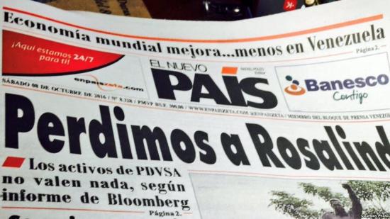 El Nuevo País dejará temporalmente de ser diario por falta papel en Venezuela