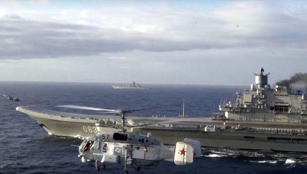 Rusia comienza el repliegue de sus fuerzas en Siria con retirada portaaviones