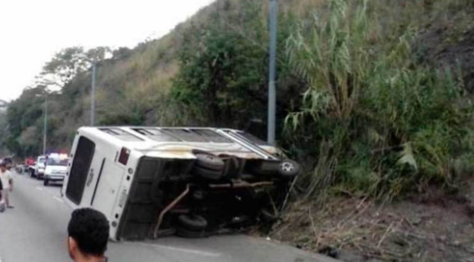 Mueren siete personas en accidente de tránsito en el centro de Venezuela