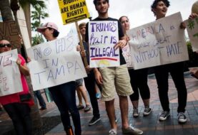 Movimiento anti-Trump despedirá en Palm Beach al presidente con una protesta