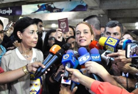 Lilian Tintori dice que Shannon aseguró que diálogo en Venezuela fracasó