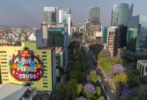 Murales hechos con pintura ecológica descontaminan la Ciudad de México