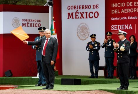 López Obrador inaugura construcción del nuevo aeropuerto de México