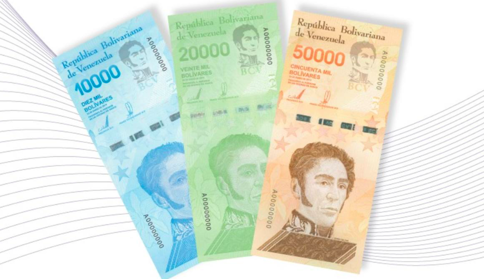Venezuela incorpora 3 billetes tras 10 meses de aplicar nuevo cono monetario
