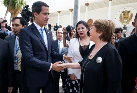 Guaidó: "Bachelet insiste en liberación de presos políticos en Venezuela"