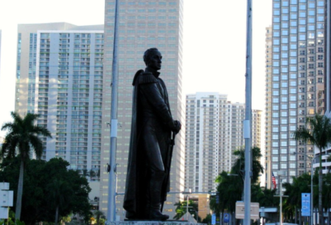 Miami Beach honra a Bolívar y a la lucha de hoy por "liberar" a Venezuela