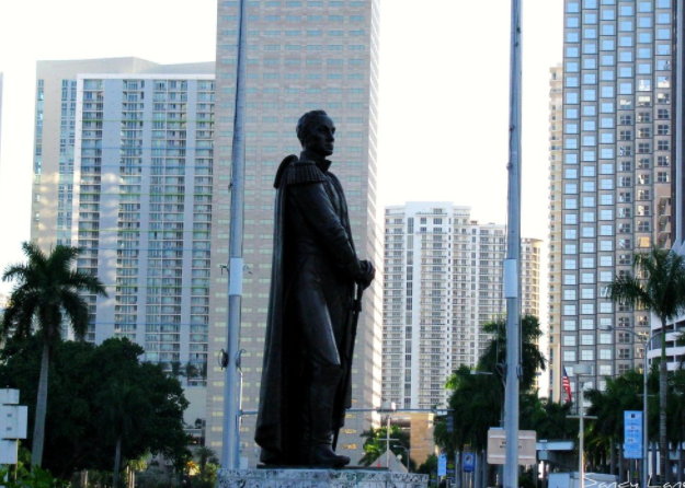 Miami Beach honra a Bolívar y a la lucha de hoy por «liberar» a Venezuela