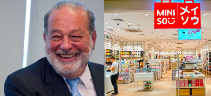 Multimillonario mexicano Carlos Slim será dueño de un tercio de Miniso México