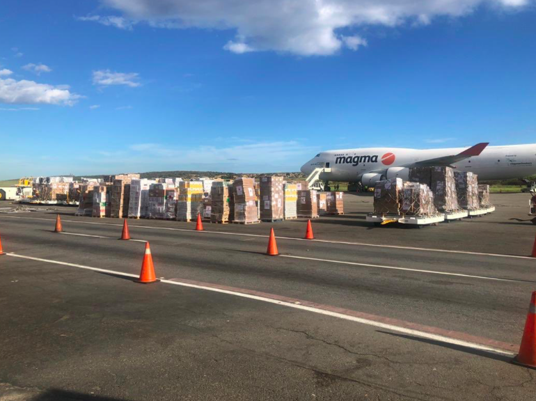 Llega a Venezuela el tercer cargamento de ayuda humanitaria de la Cruz Roja