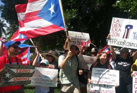Puertorriqueños en Miami piden que gobernador Rosselló dimita tras escándalo