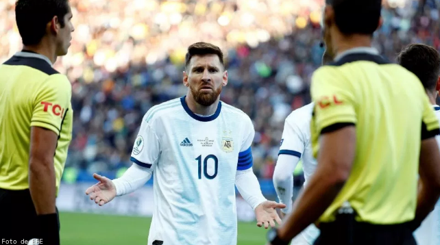 Conmebol suspende por tres meses a Messi