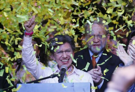 Claudia López es la primera alcaldesa elegida por elección popular en Bogotá
