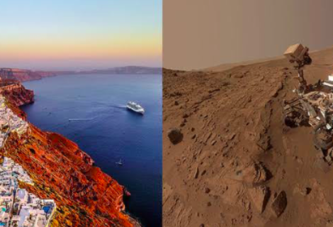 NASA prueba vehículo espacial en los abismos de isla griega de Santorini