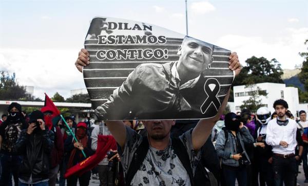 Estudiante colombiano Dilan Cruz murió por disparo con escopeta de perdigones