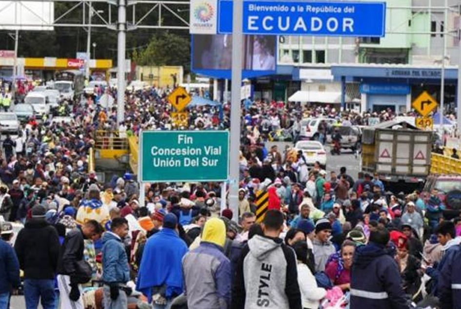 El 90,5 de los venezolanos entraron en Ecuador por controles fronterizos
