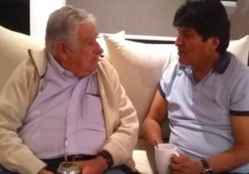 José Mujica se reúne con Evo Morales durante su visita a Ciudad de México