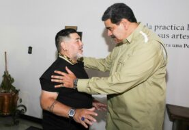 Maradona llega a Venezuela para dar apoyo político a Maduro
