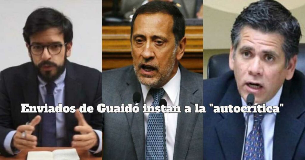 Enviados de Guaidó instan a la “autocrítica” y prometen resolver “errores”