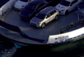 Dos mujeres fallecen en Miami dentro de un automóvil que cayó de un ferry