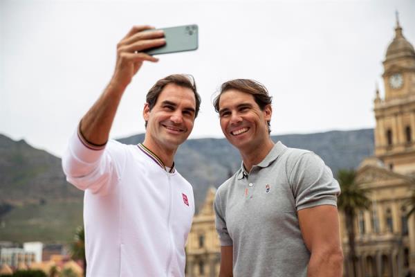 Nadal y Federer se preparan para batir récord mundial de público en Sudáfrica