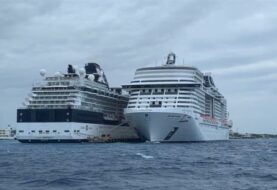 Crucero sigue anclado frente a la isla de Cozumel por alerta de coronavirus
