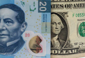 Peso mexicano se aprecia frente al dólar por primera vez en la última semana