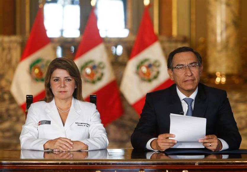 Presidente de Perú anuncia el primer caso de coronavirus en el país