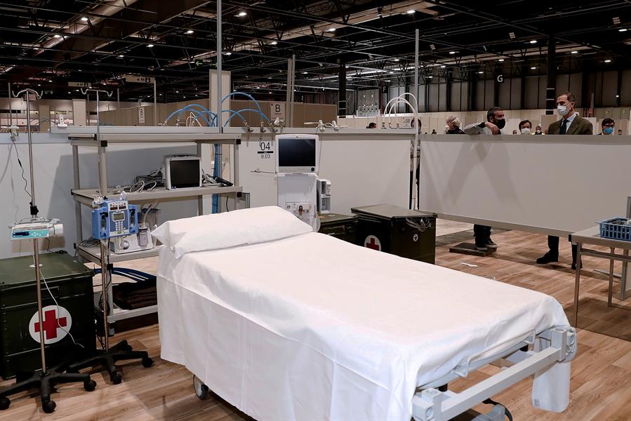 España se esfuerza en aumentar camas hospitalaria ante el COVID-19