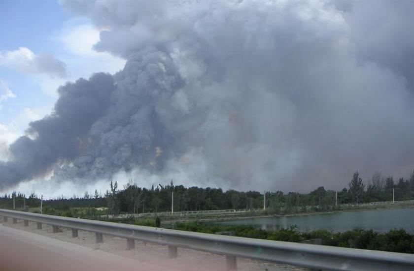 Incendio en EEUU afecta a la reserva del Parque Nacional Everglades