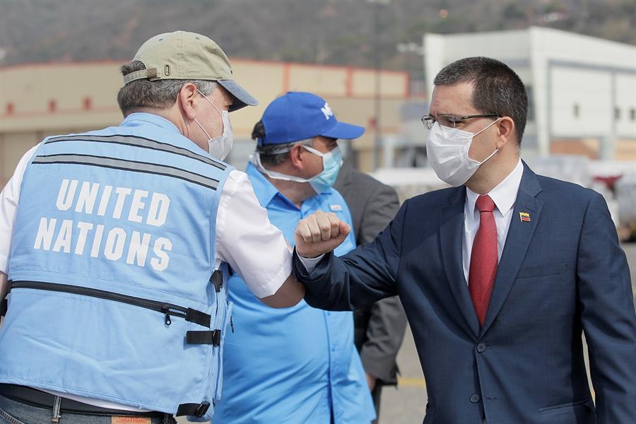 ONU envía a Venezuela 90 toneladas de productos para luchar contra COVID-19