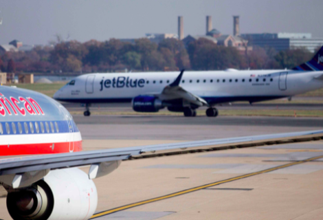 Aerolíneas American Airlines y Jetblue se alían para compartir vuelos