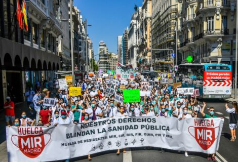 Médicos con especialidad en huelga en Madrid por situación laboral