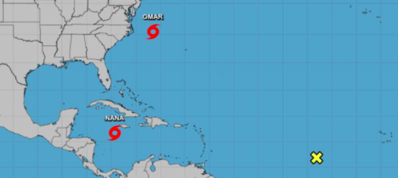 Tormenta tropical Omar se forma en el Atlántico de EEUU y tendrá «corta vida»