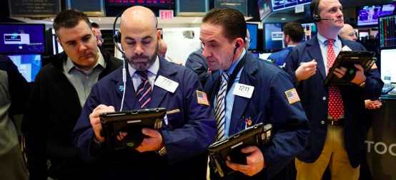 Wall Street cierra en rojo y el Dow Jones baja 0,48 % tras tres días al alza