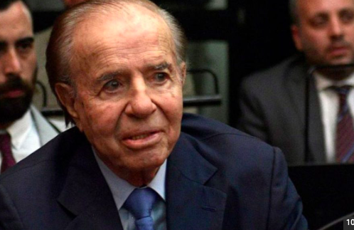 Expresidente argentino Menem seguirá hospitalizado por una infección urinaria