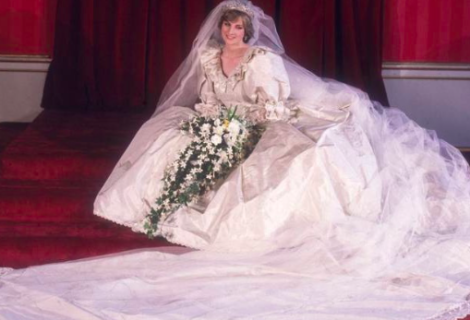 Vestido de novia de Diana de Gales se exhibirá por primera vez en 25 años