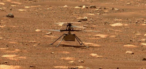 Helicóptero Ingenuity realiza con éxito su segundo vuelo en Marte