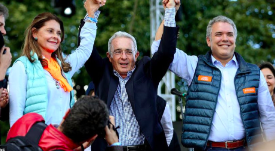 Uribe no pidió la renuncia de Duque por las protestas en Colombia