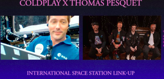 Coldplay estrena su single Higher Power en la Estación Espacial Internacional