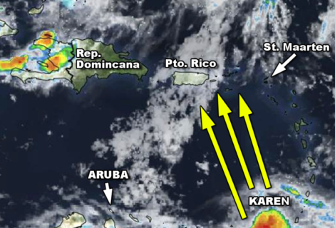 Alerta por tormenta tropical en Puerto Rico y otras islas