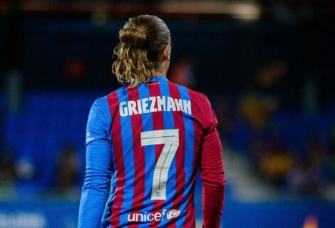Griezmann cumplió 100 partidos con el Barcelona